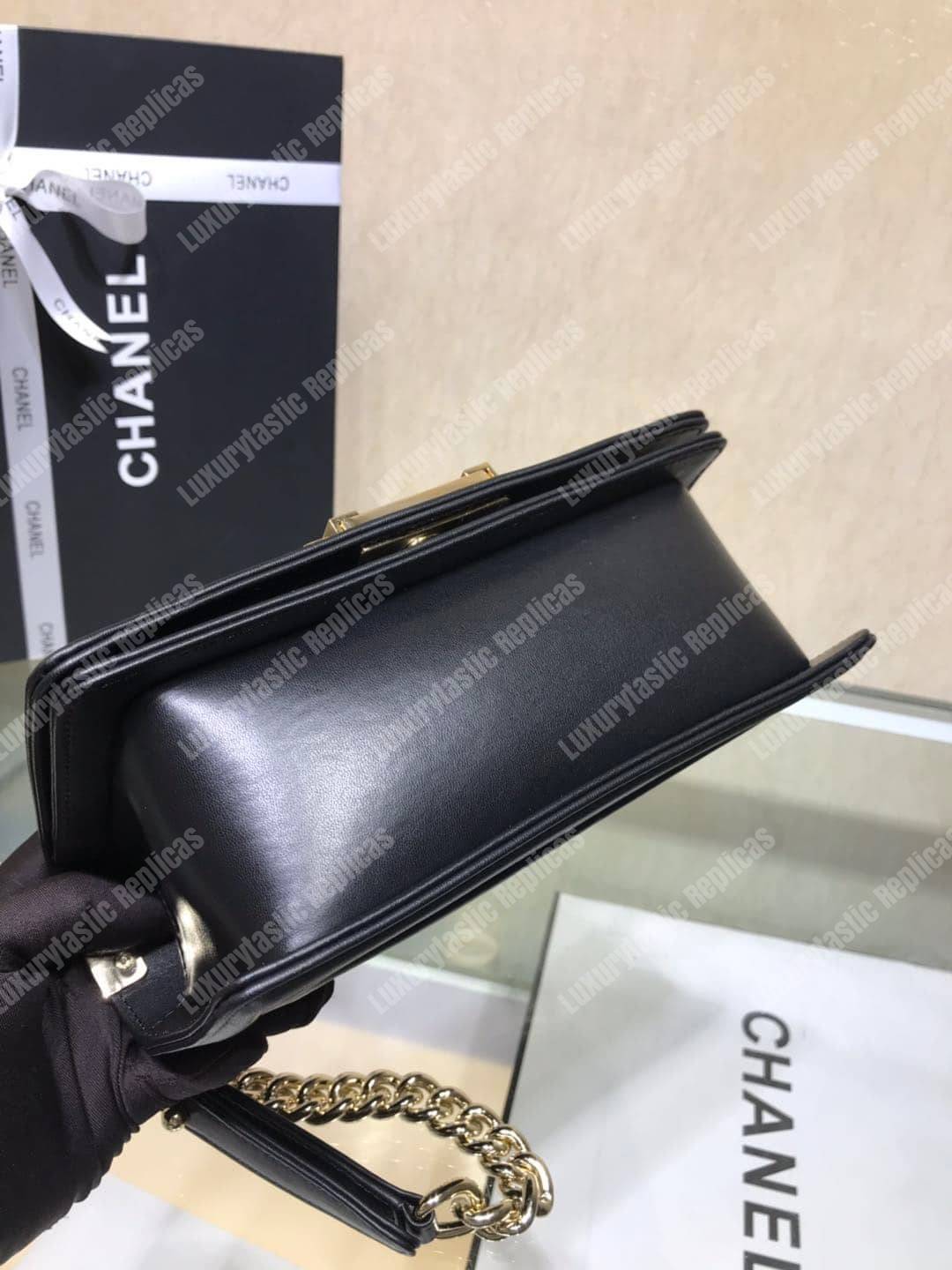 Ch*el small boy handbag black