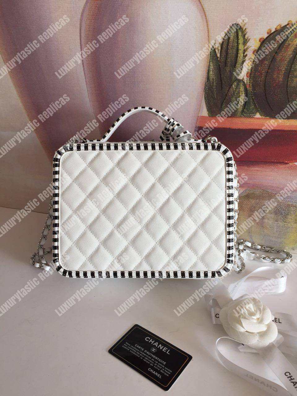 Ch*el large vanity case white