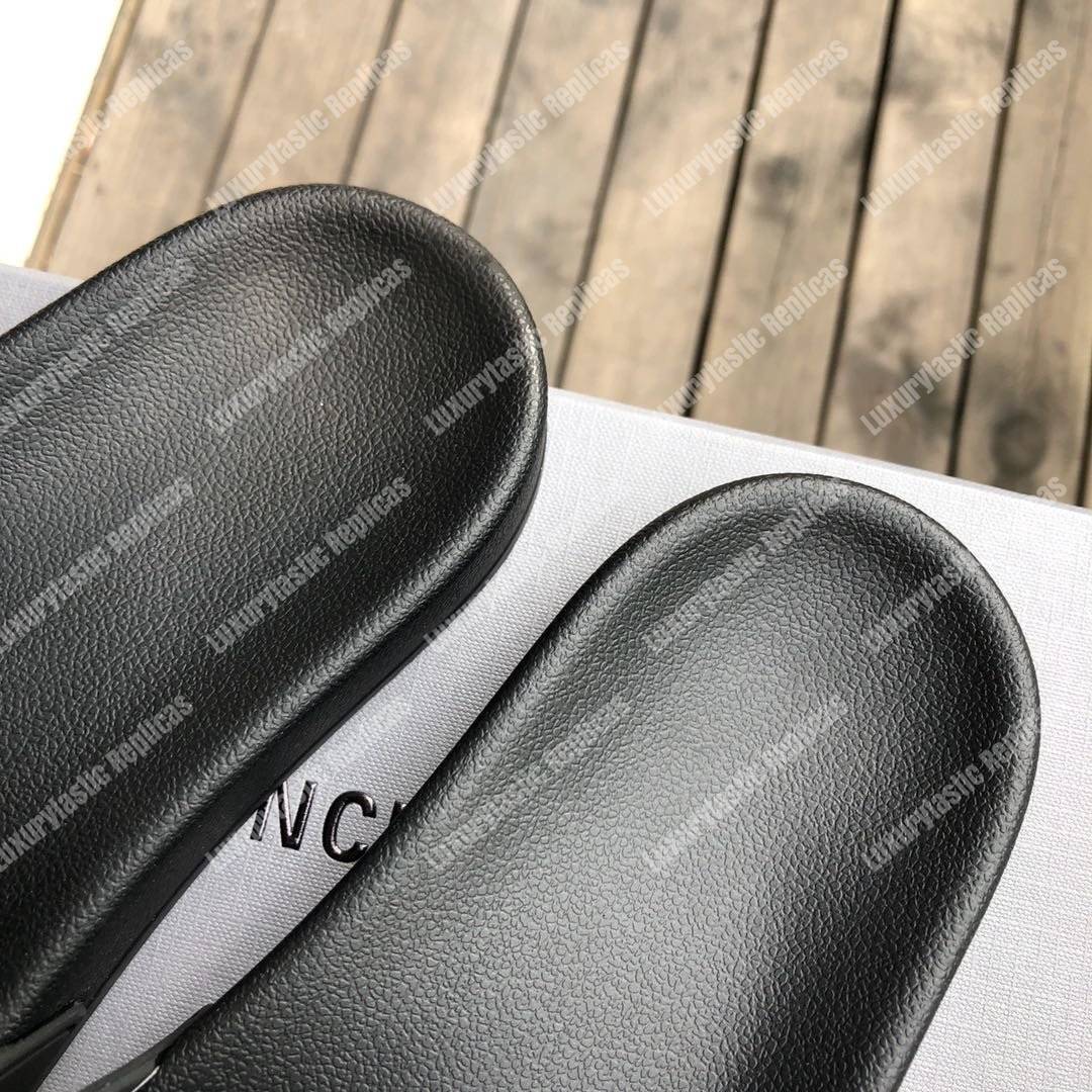 Ba*len*cia*ga pool slide sandal black/fluo green