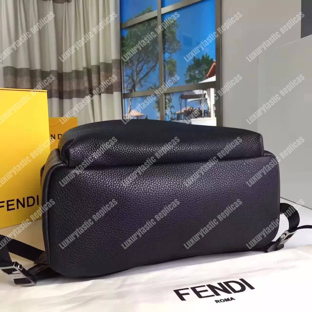 F**di black roman backpack