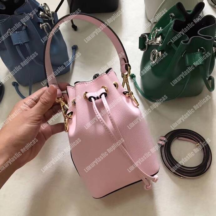 F**di mon tresor pink leather mini bag