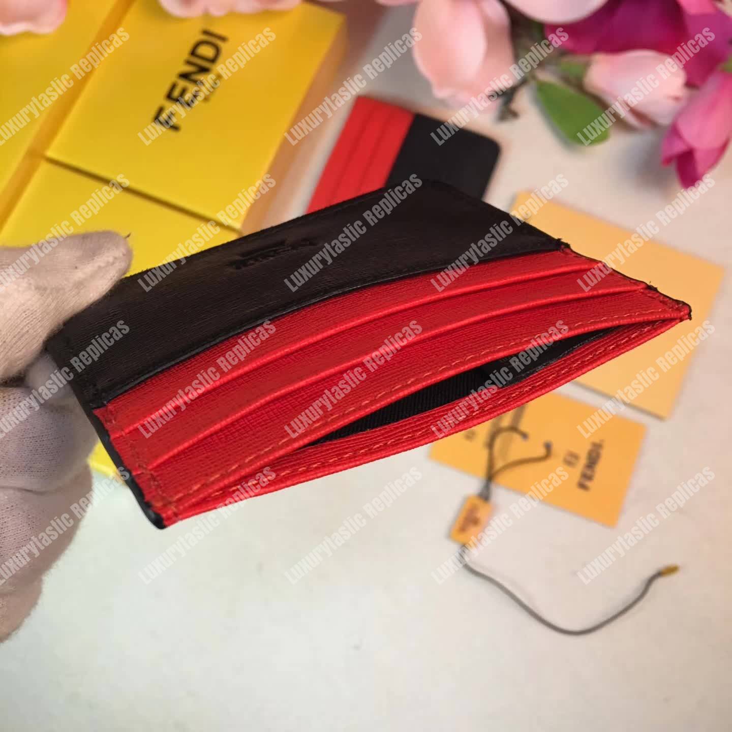 F**di multicolour card case