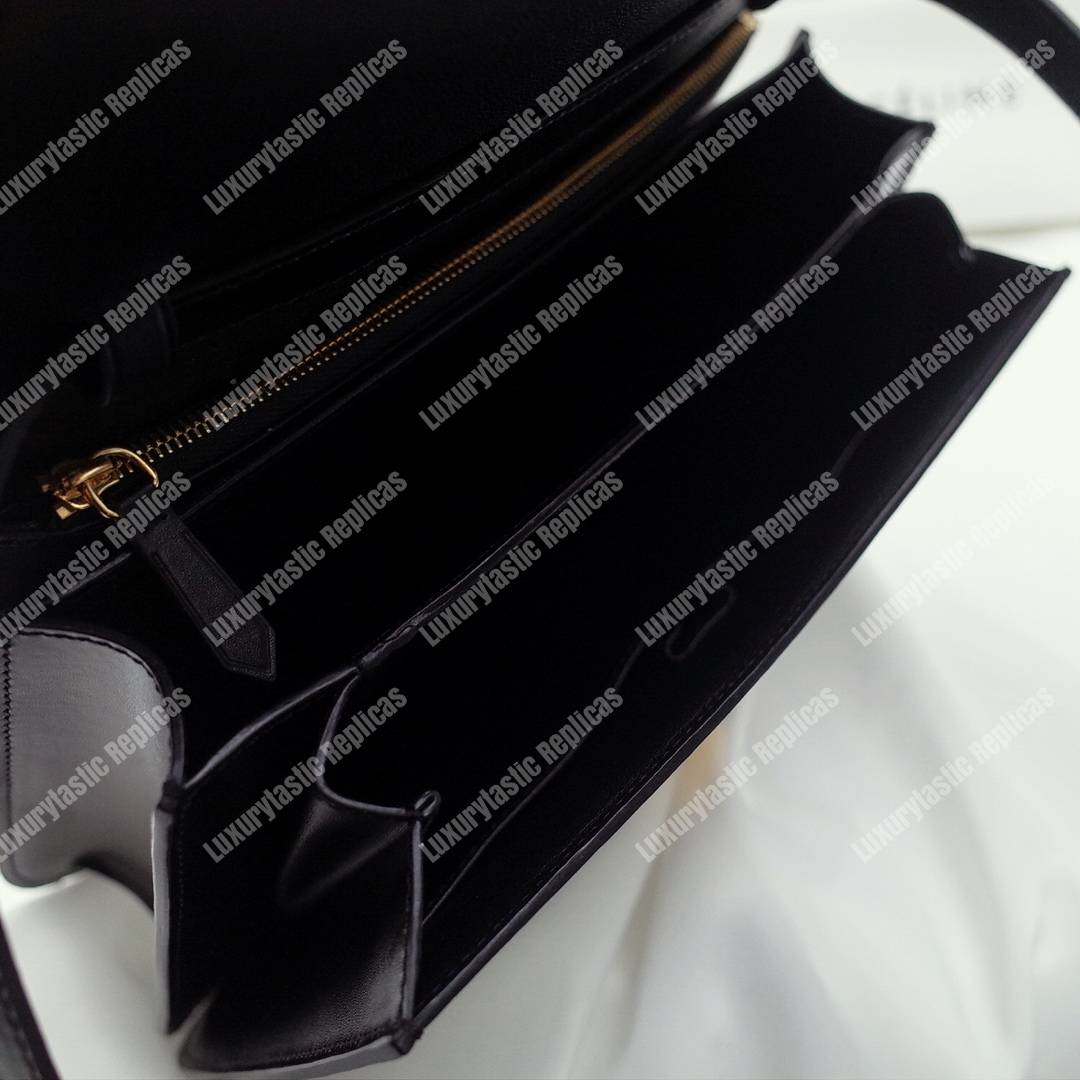 Ce**e medium classic bag in box calfskin black