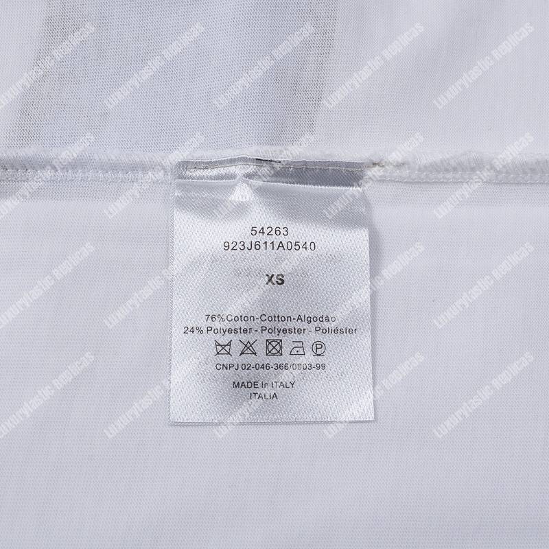 D*or alex foxton rose logo white cotton t-shirt