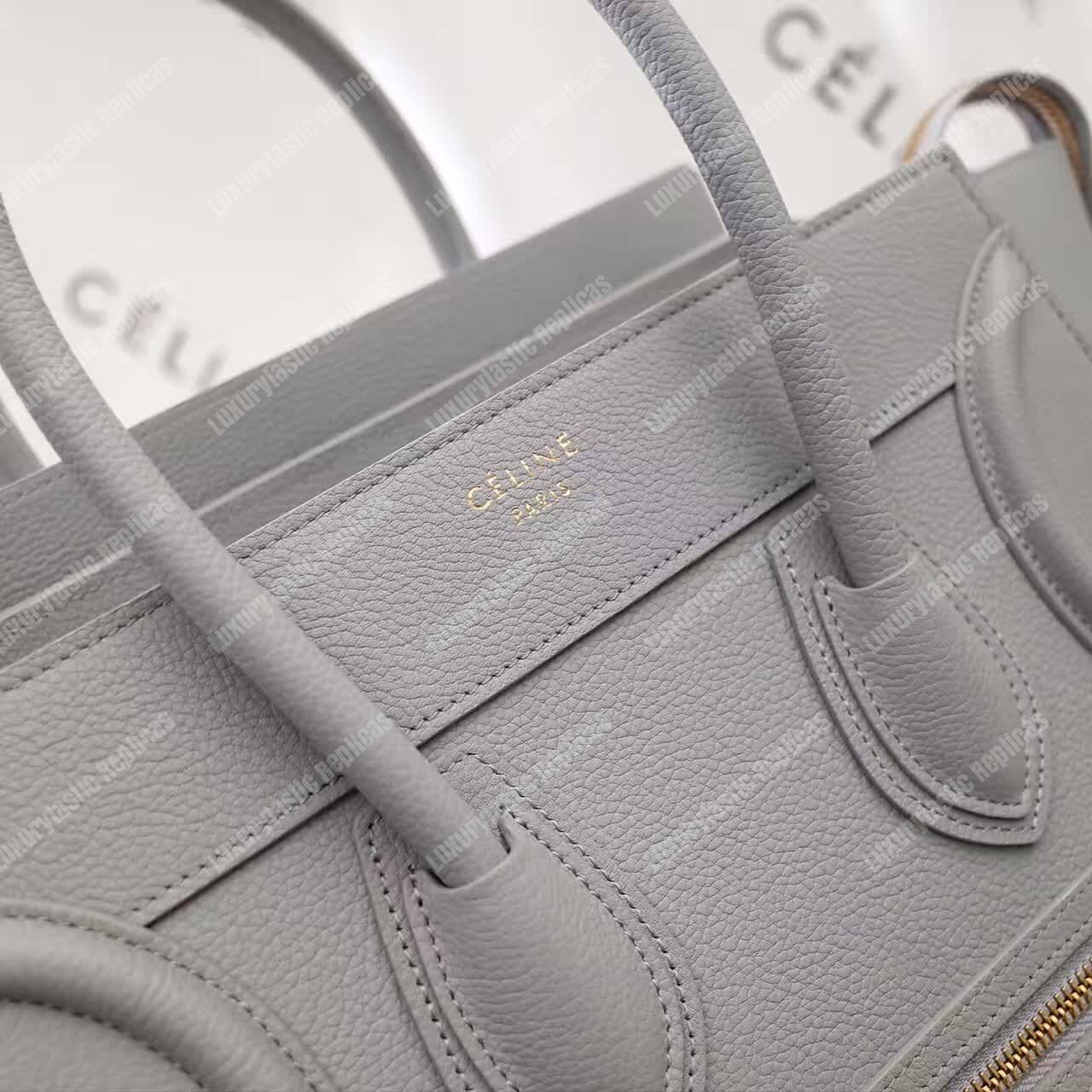 Ce**e nano luggage tote maroon light gray