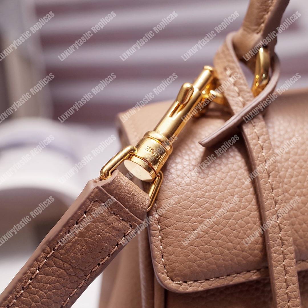 Ce**e small 16 bag in grained calfskin beige