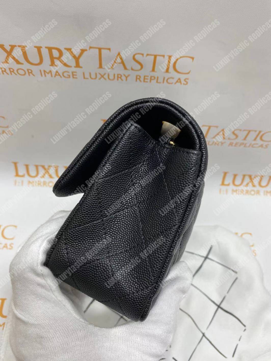Ch*el mini flap bag black