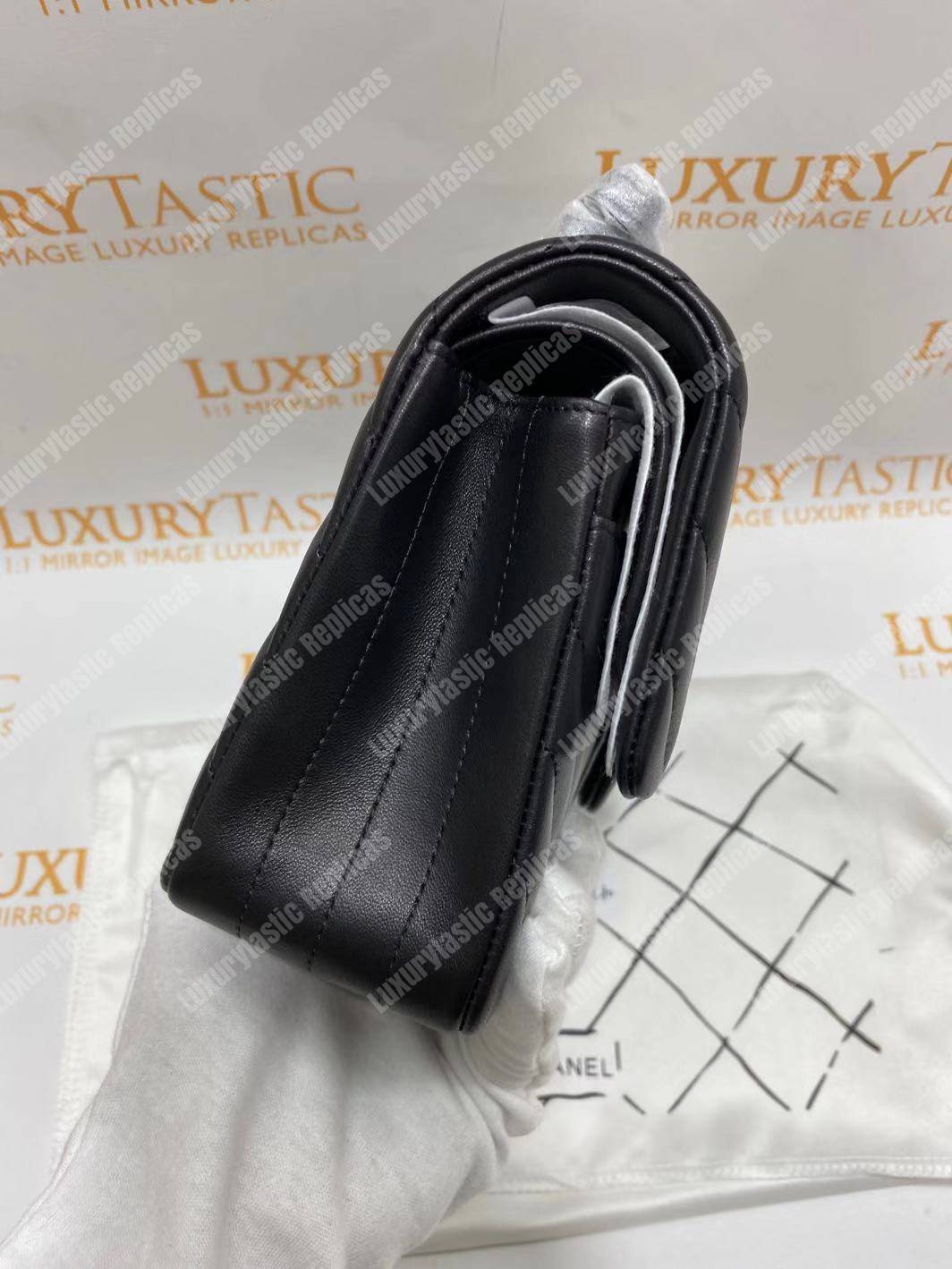 Ch*el classic medium handbag black