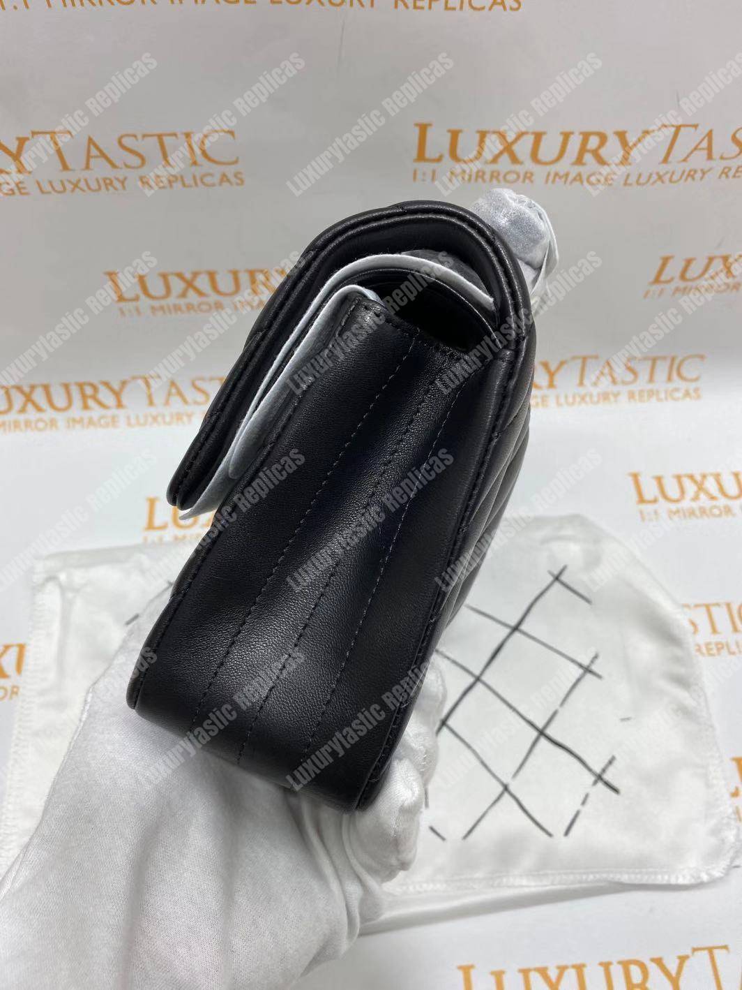 Ch*el classic medium handbag black
