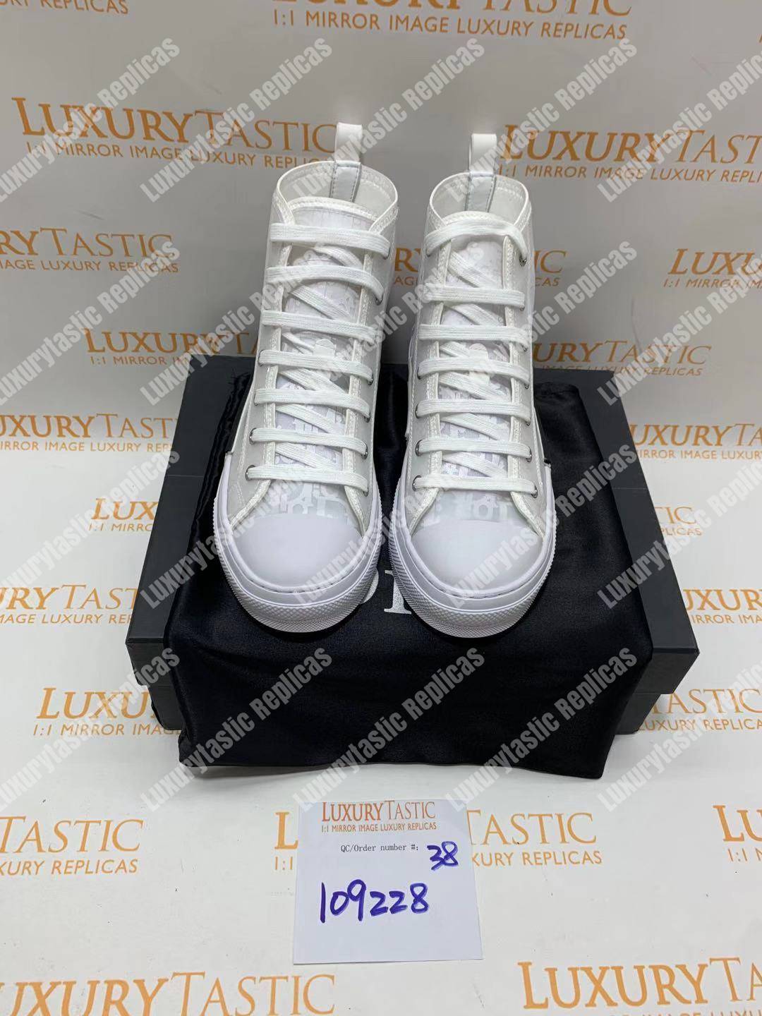 D*or “b23” high-top graded D*or oblique sneaker