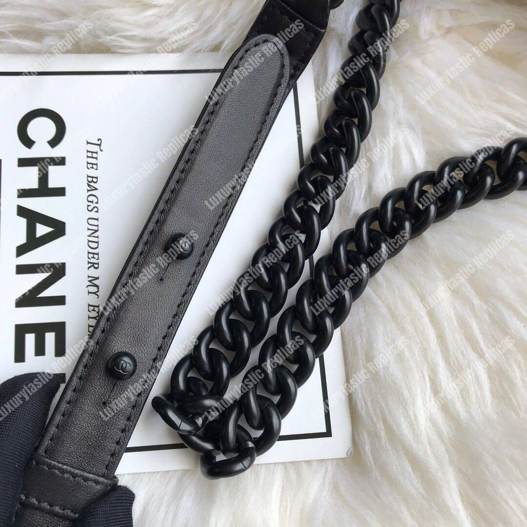 Ch*el boy large handbag black