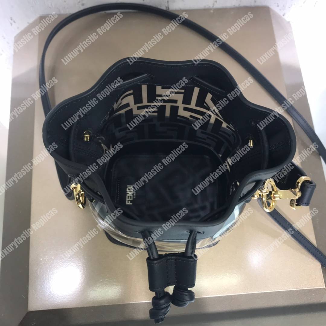 F**di mon tresor polyurethane mini bag black