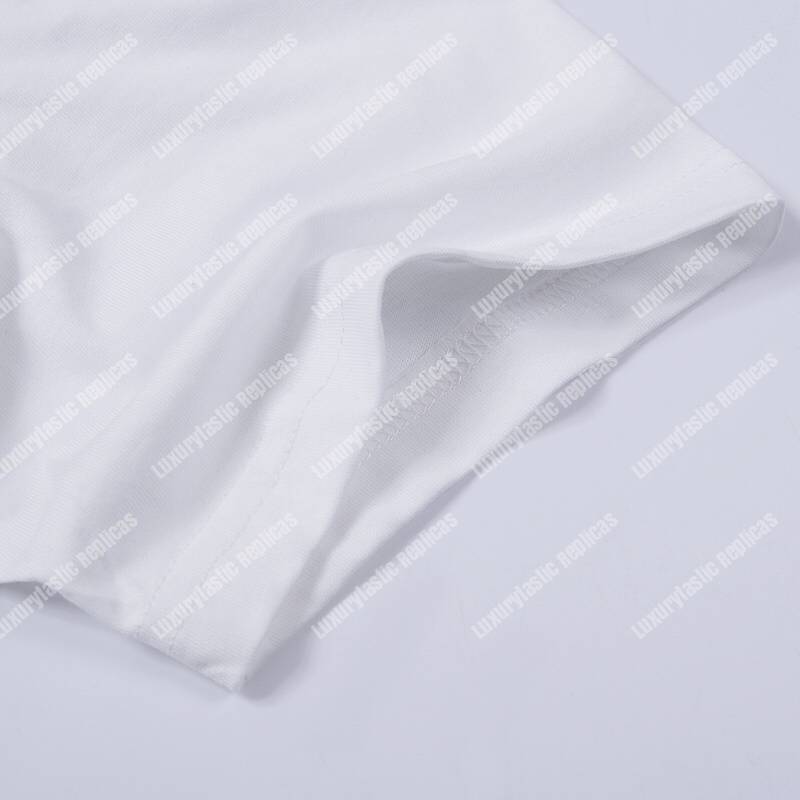 D*or alex foxton rose logo white cotton t-shirt