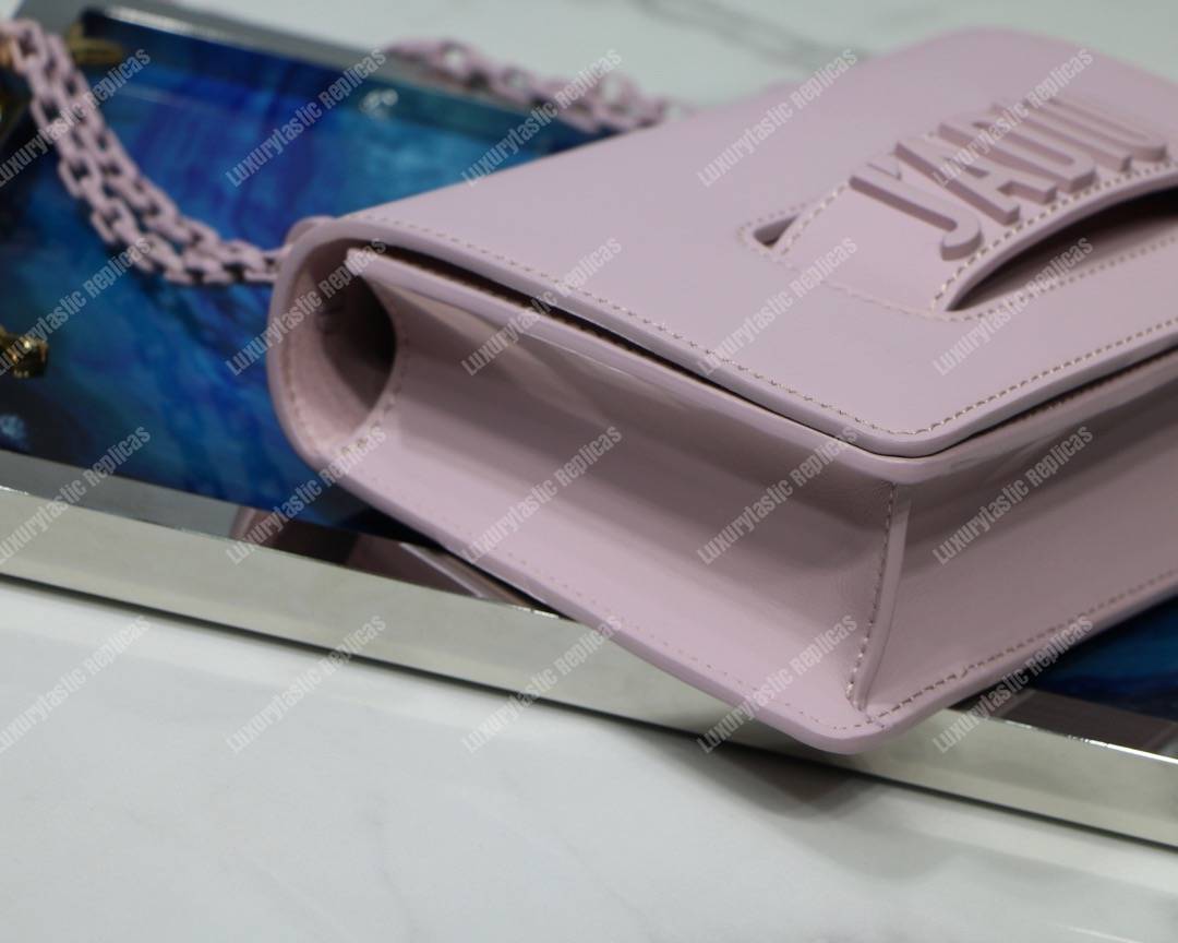j’aD*or pink ultra matte flap bag