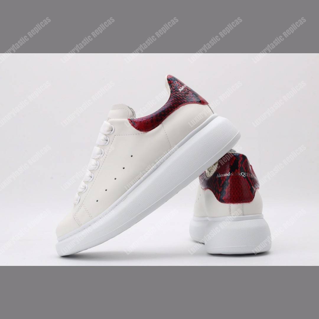 Alexander McQueen Oversized Sneaker Red Python