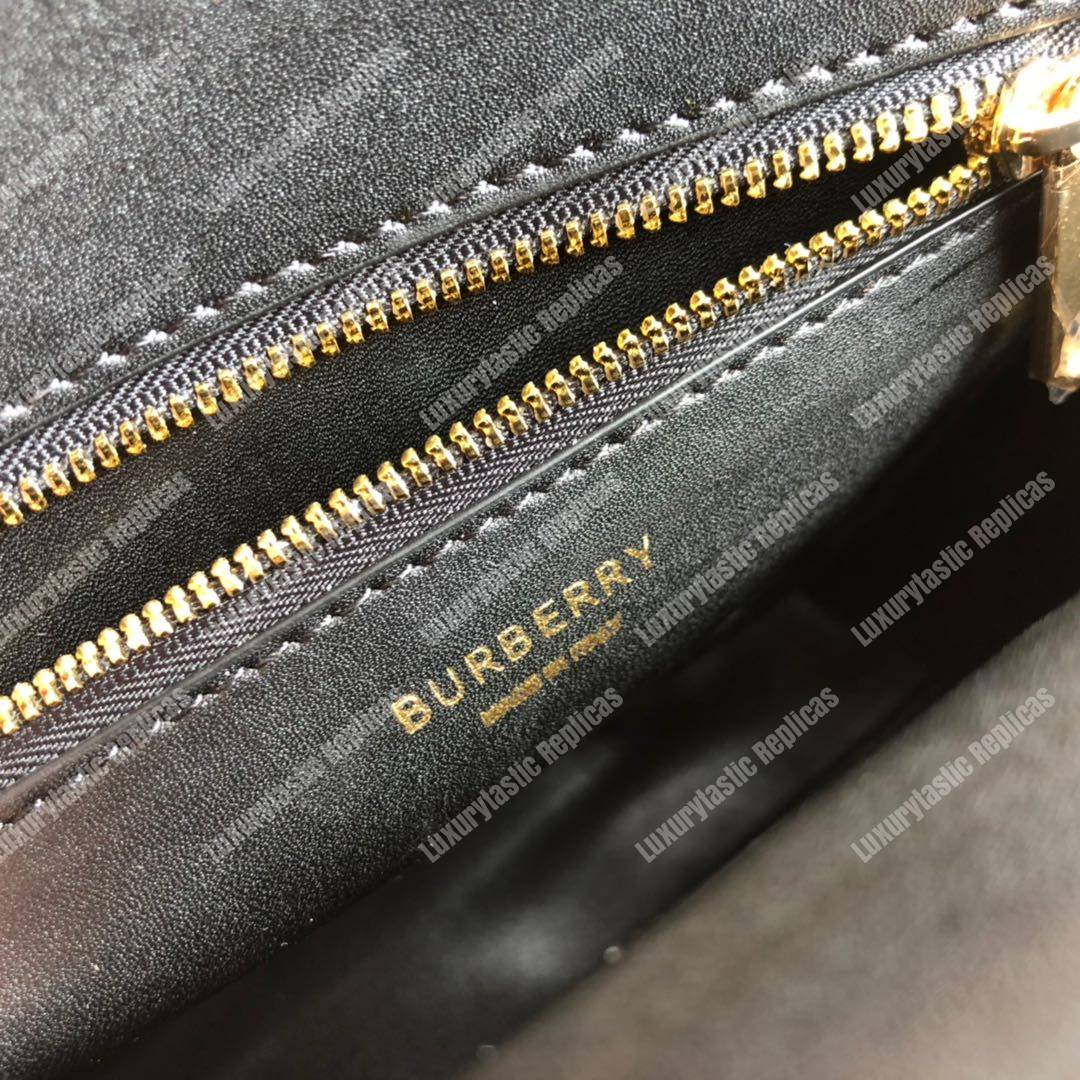 B**rry mini monogram stripe e-canvas pocket bag bridle brown