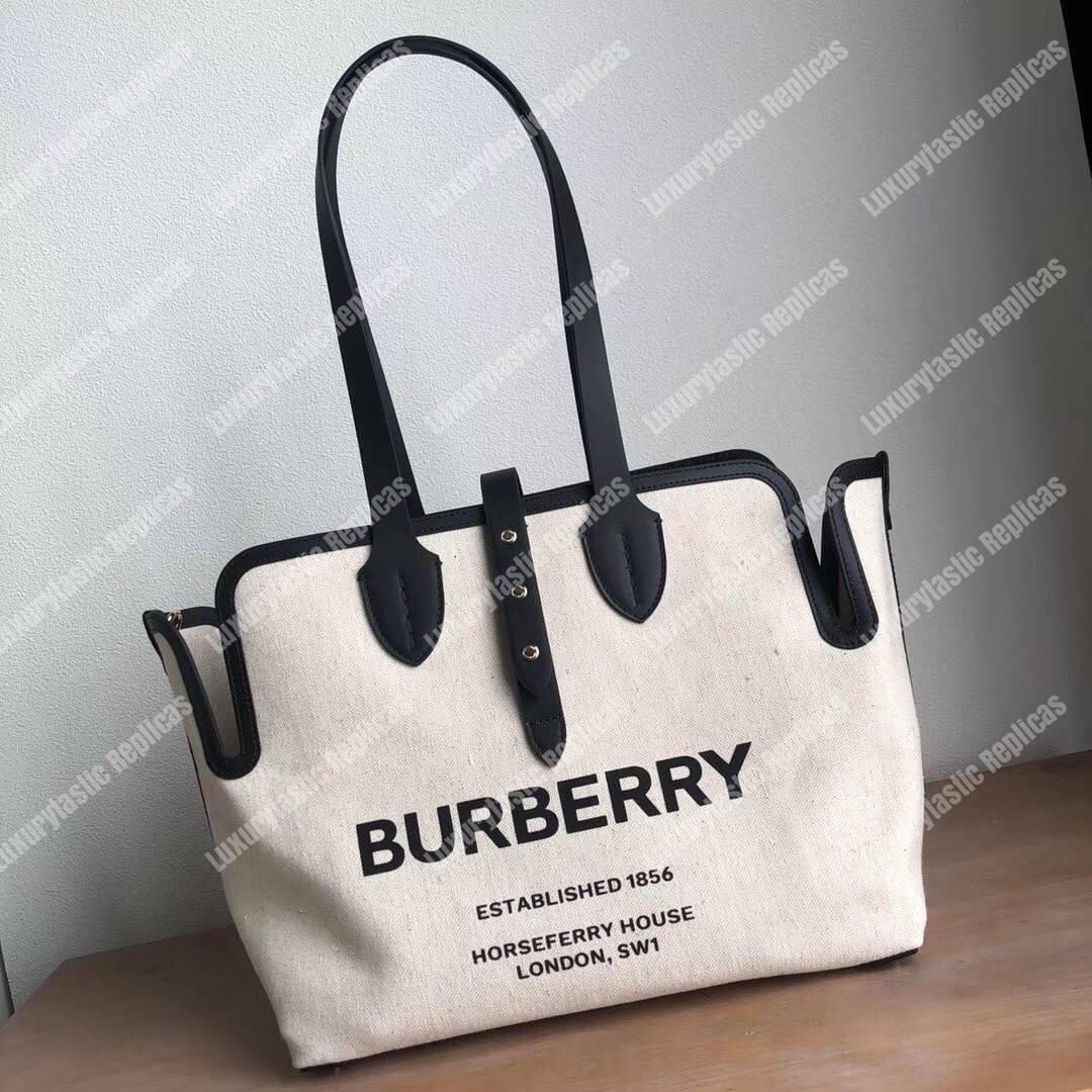 B**rry the medium soft cotton canvas belt bag black