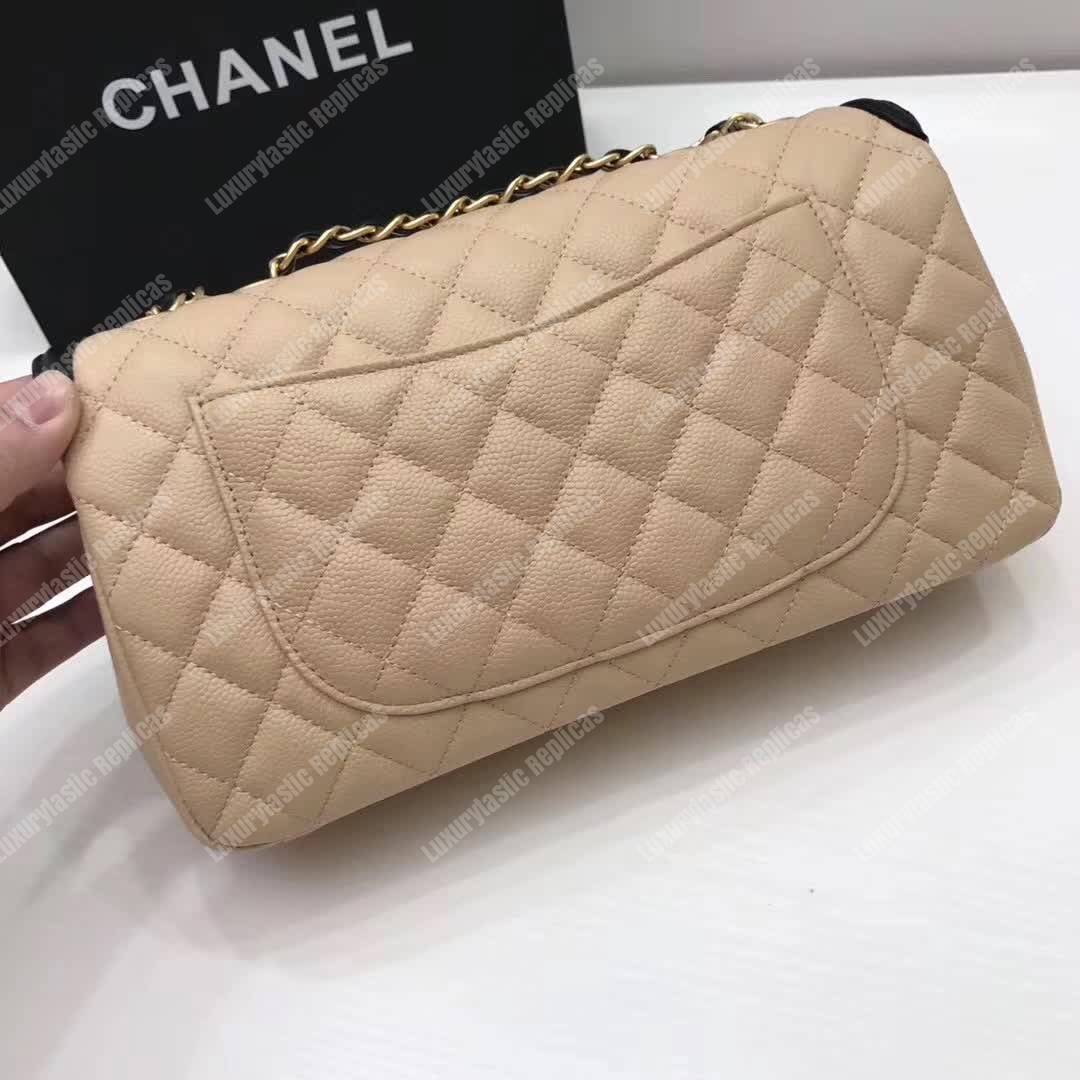 Ch*el flap bag beige