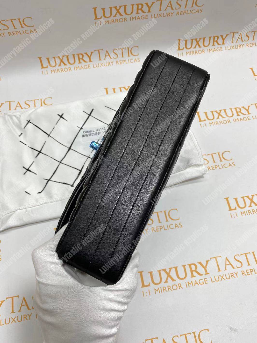Ch*el classic medium handbag black