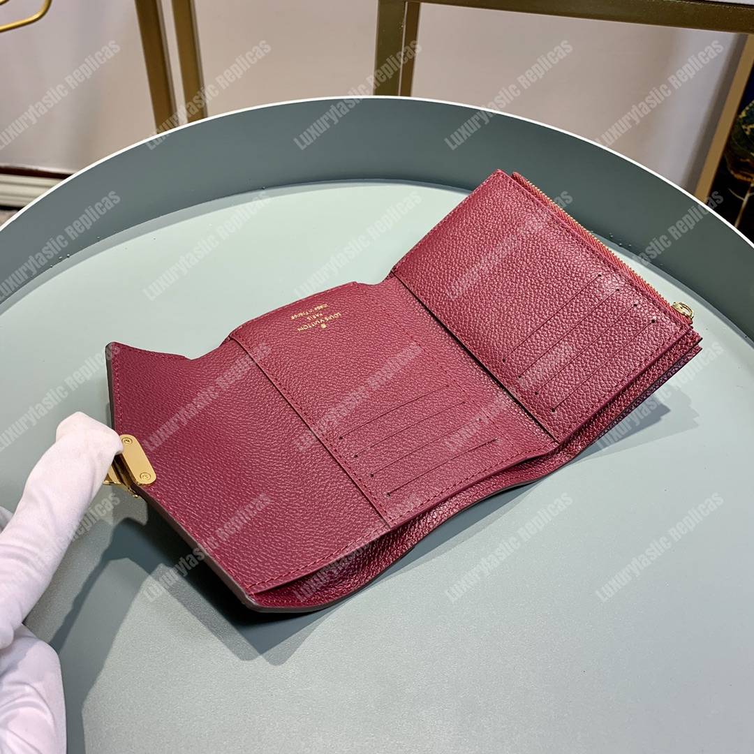 LV Pallas Compact Wallet Monogram Aurore