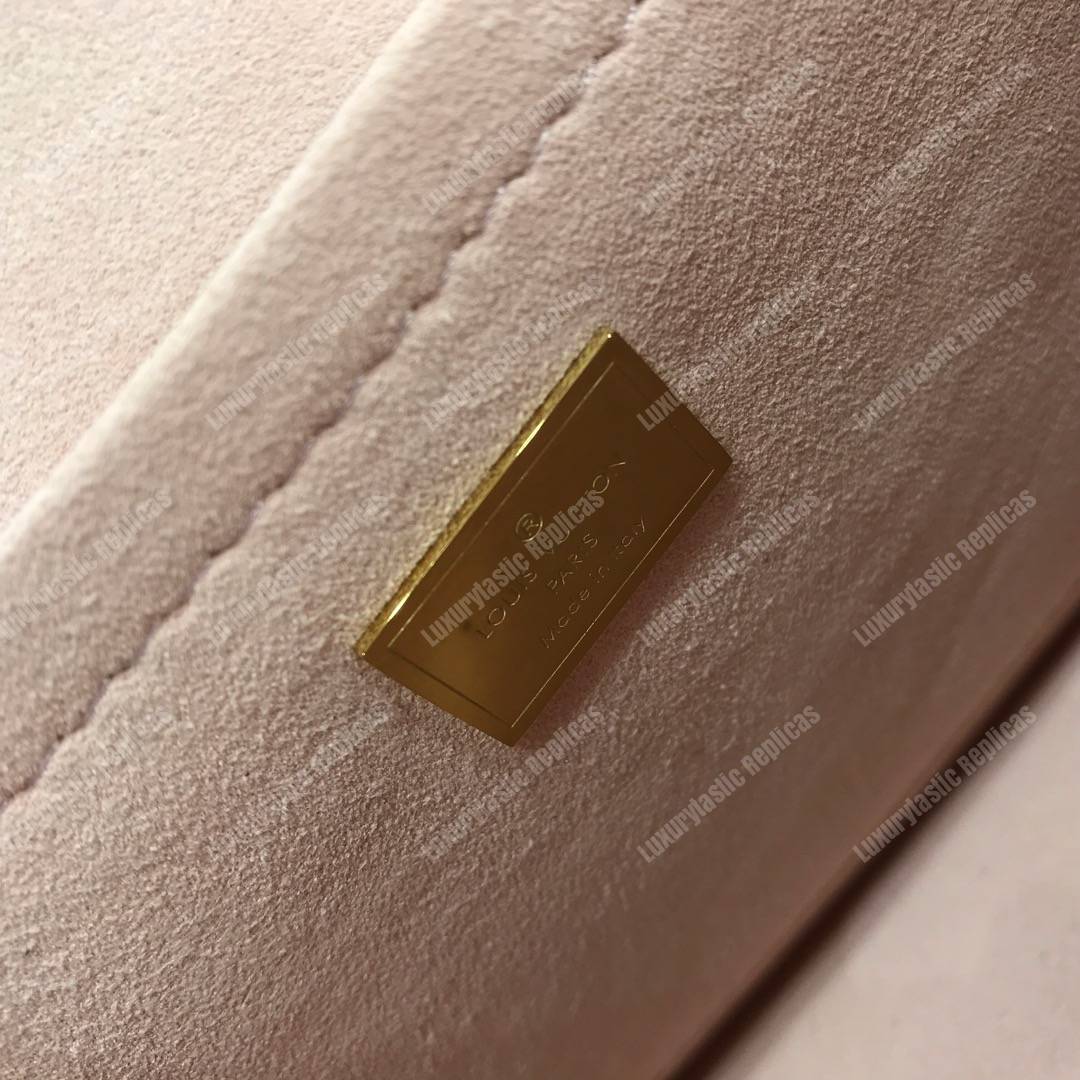 LV Spring Street Monogram Vernis Rose Ballerine