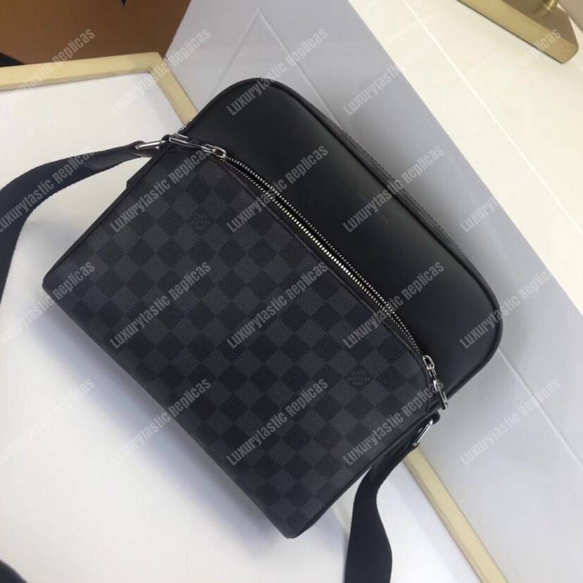 LV Dayton Reporter MM Damier Graphite