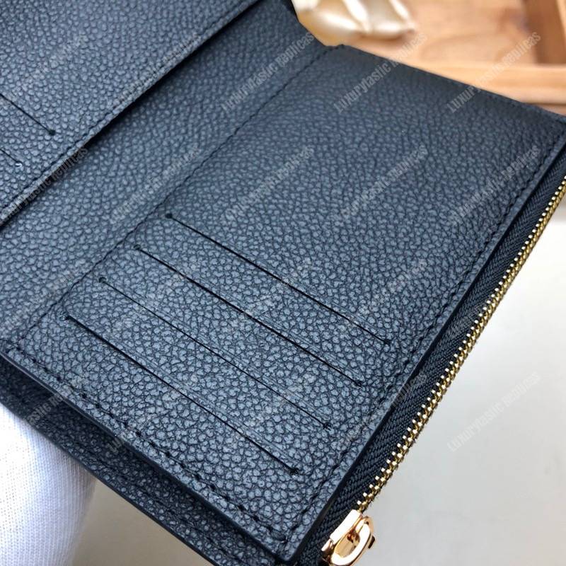 LV Pallas Compact Wallet Monogram Noir