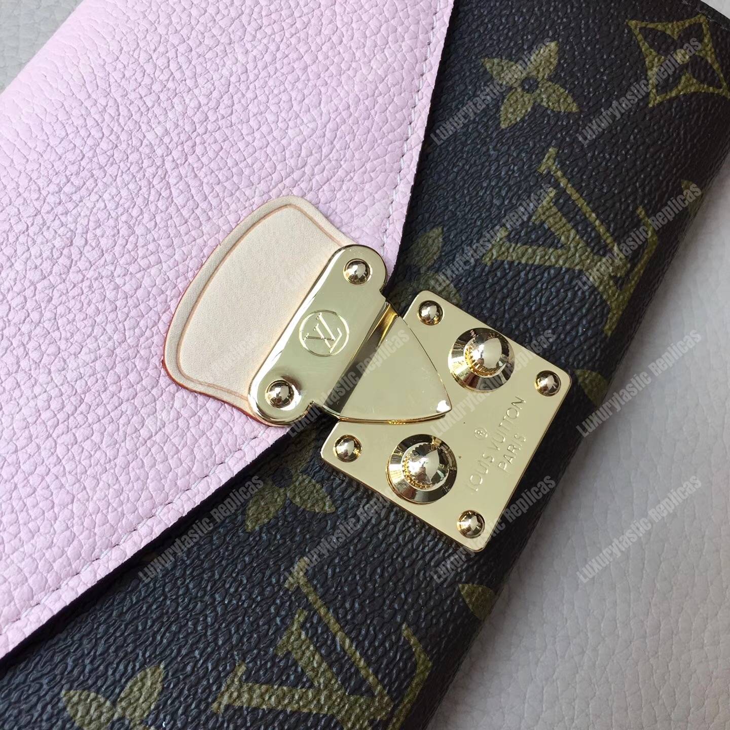 LV Pallet Wallet Monogram Taurillon Leather