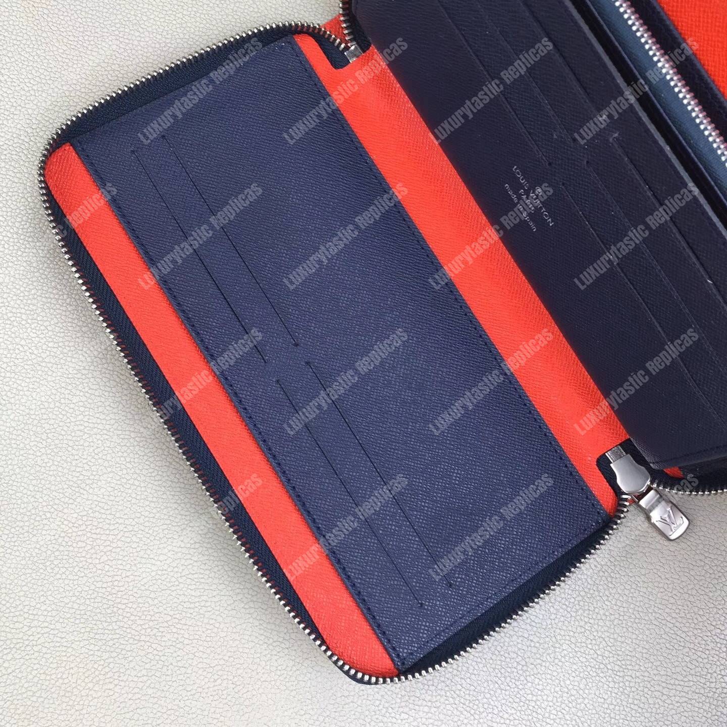 LV Zippy Organizer Epi Leather White