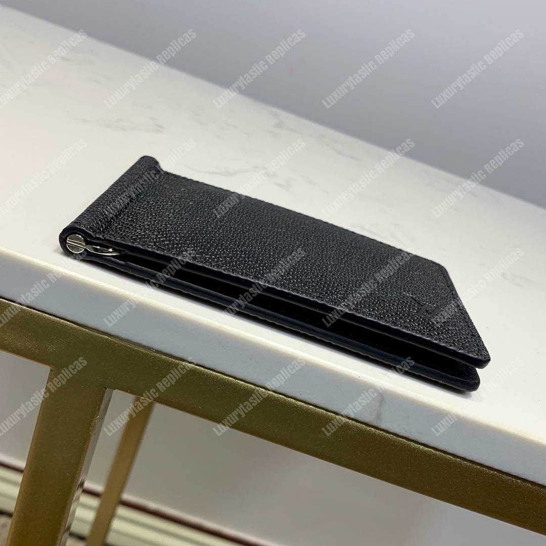 LV Pince Wallet Taiga Leather Noir
