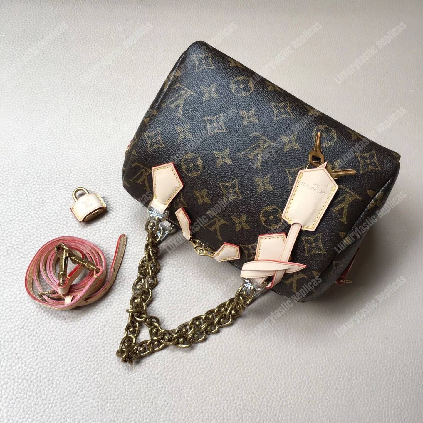 LV Speedy 20 Chain Tote Bag Monogram Canvas