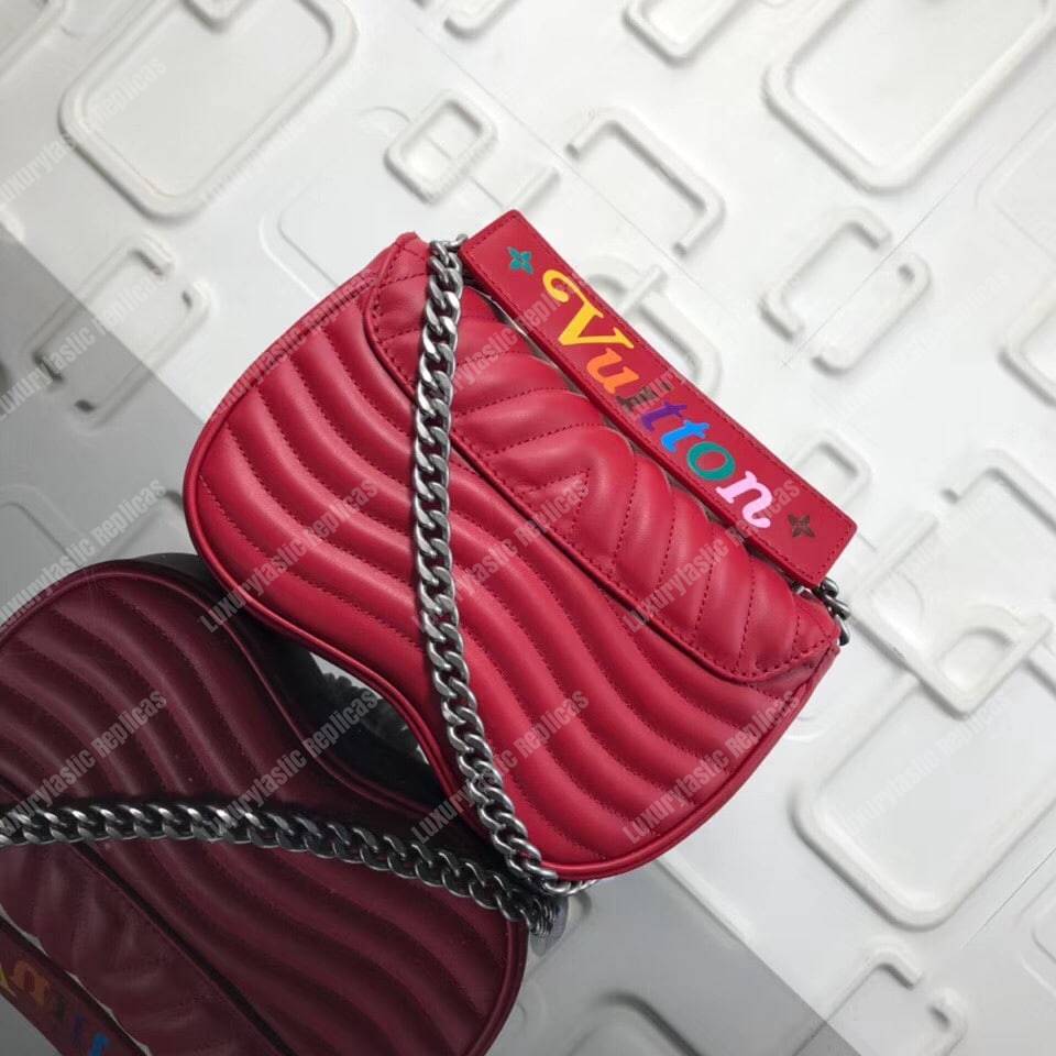 LV New Wave Chain Bag PM Red