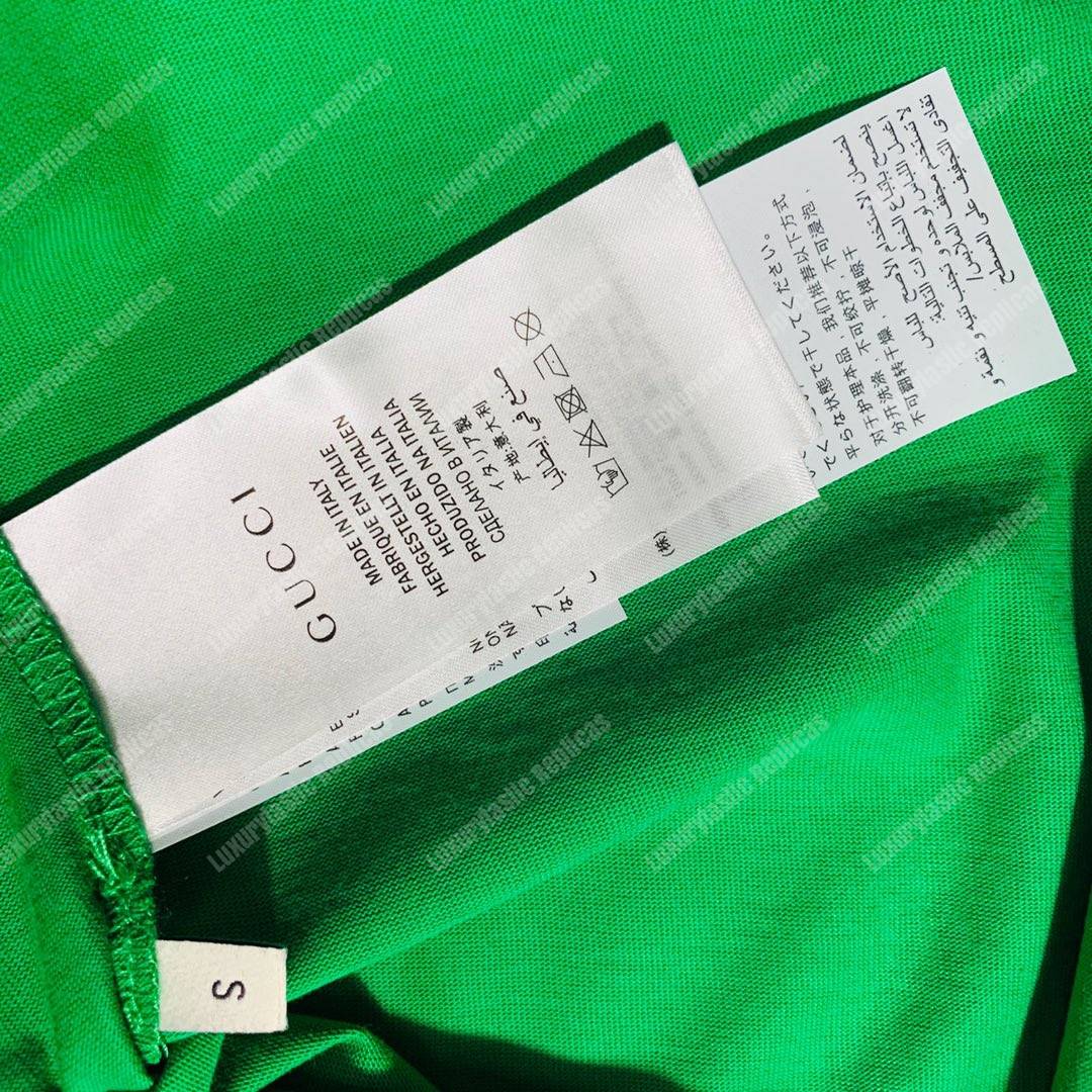 G*u*i cotton t-shirt green