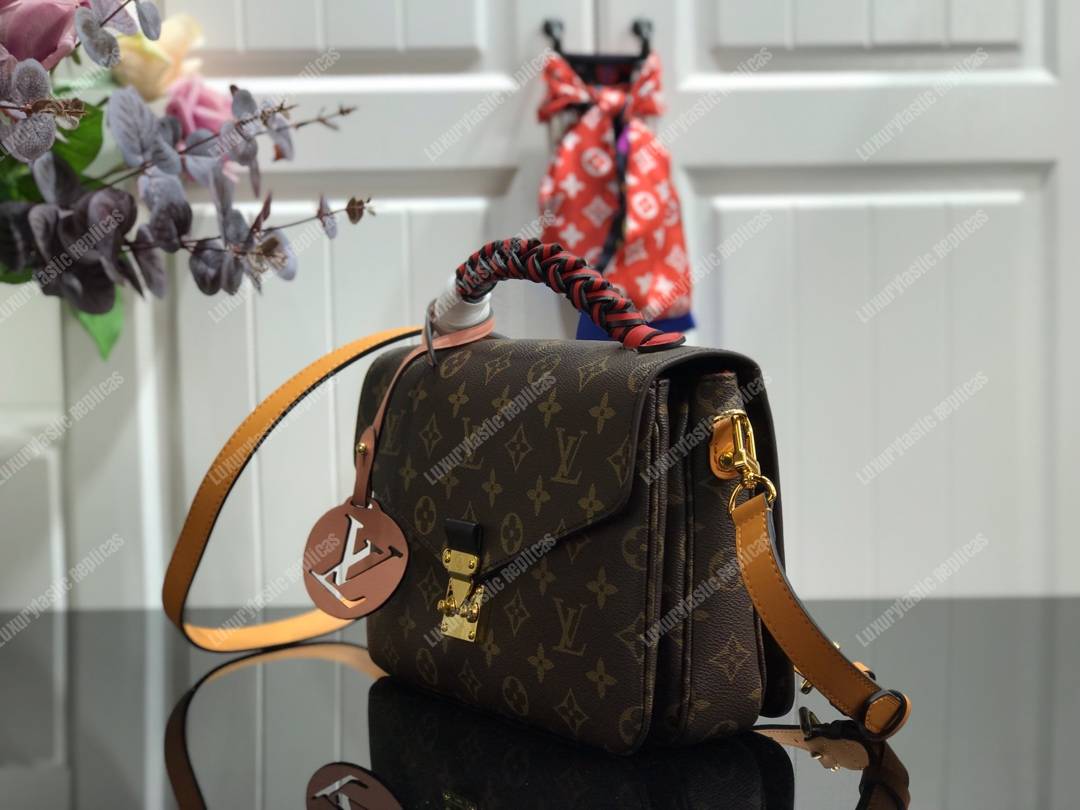 LV Pochette Métis Monogram Canvas Coquelicot Red
