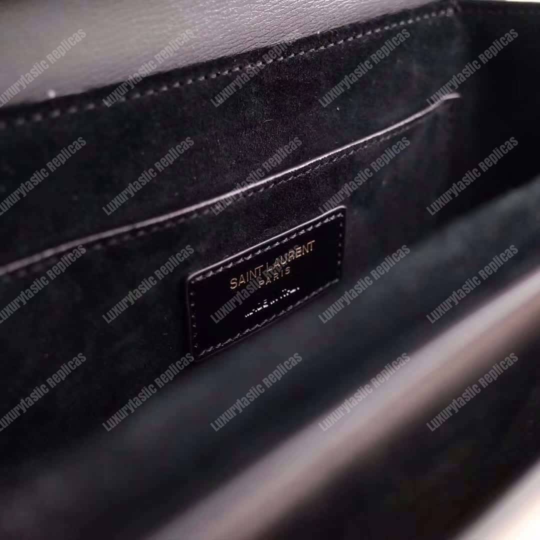 Saint Laurent Medium Bellechasse Black Leather