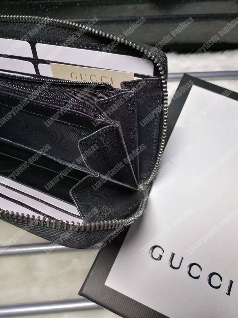 G*u*i gg G*u*issima signature zip around wallet black