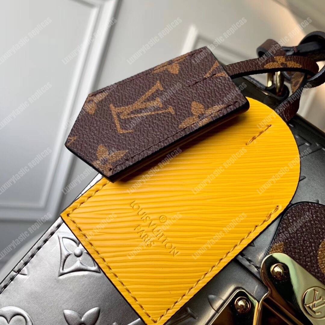 LV Spring Street Monogram Vernis Bitume Métallisé