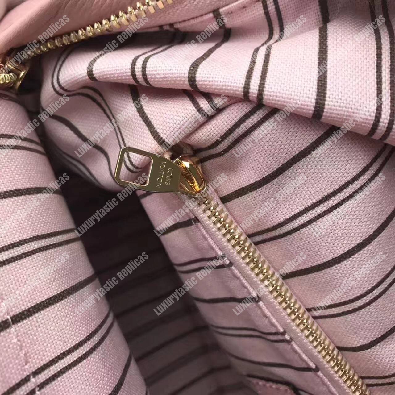 LV Sorbonne Backpack Monogram Empreinte Leather Rose Poudre