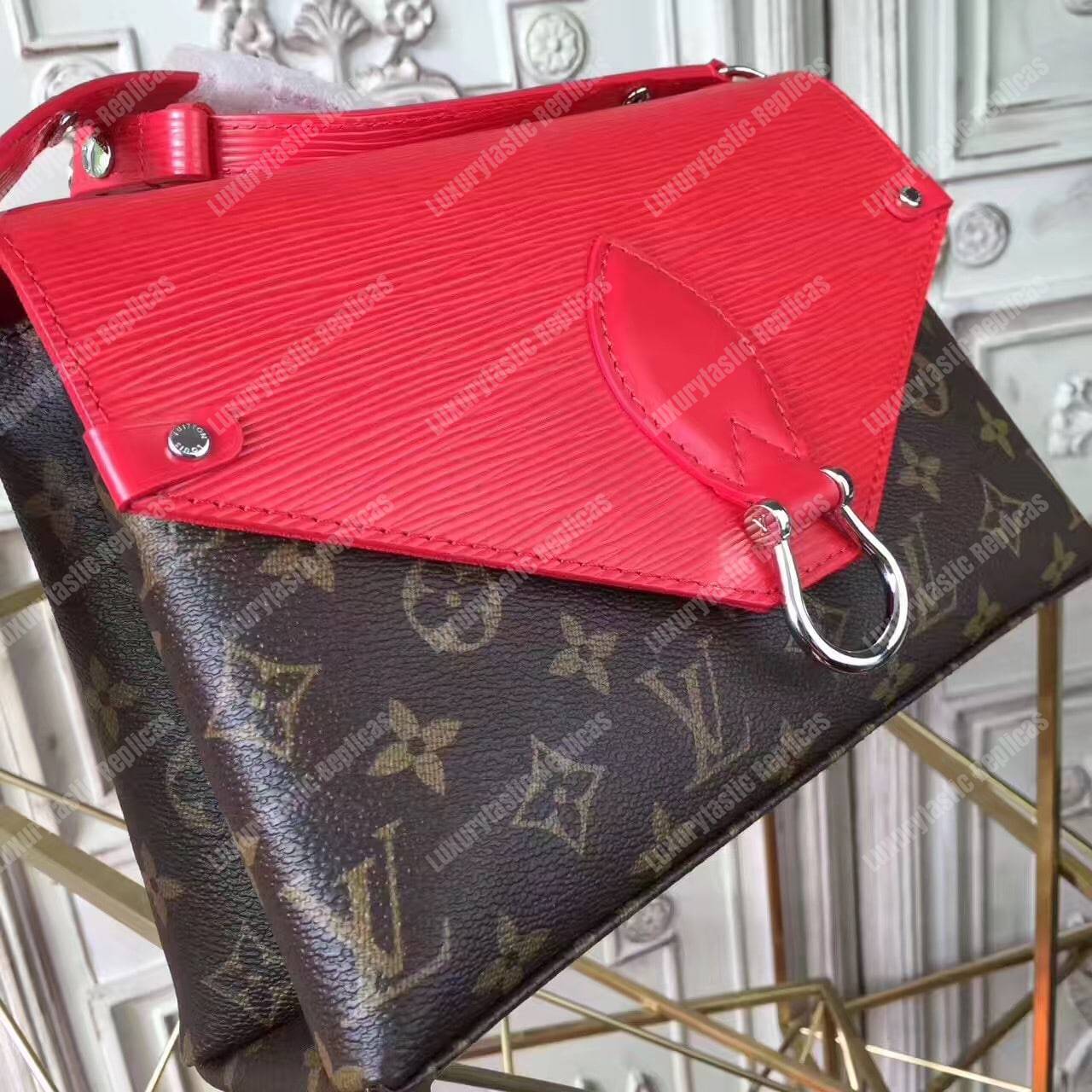 LV Saint Michel Monogram Coquelicot