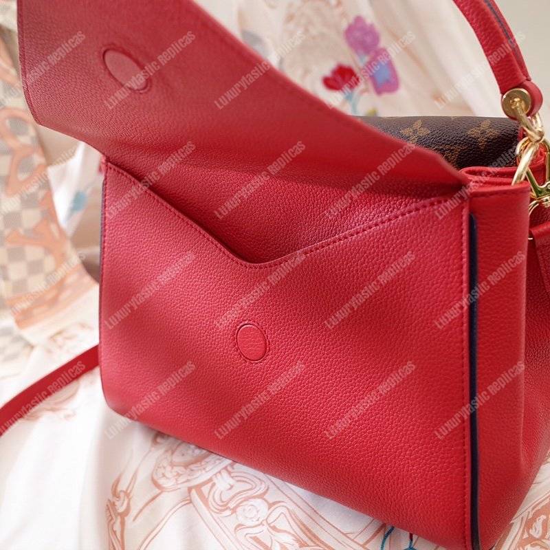LV Double V Handbag Rubis