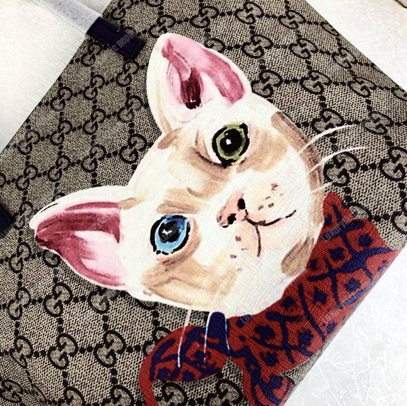 G*u*i children’s gg sup*e cat tote