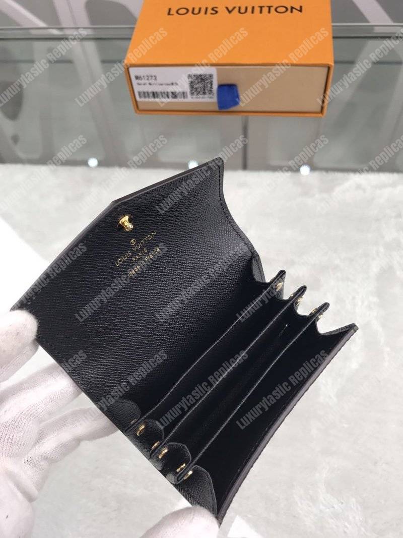 LV Sarah Multicartes Noir