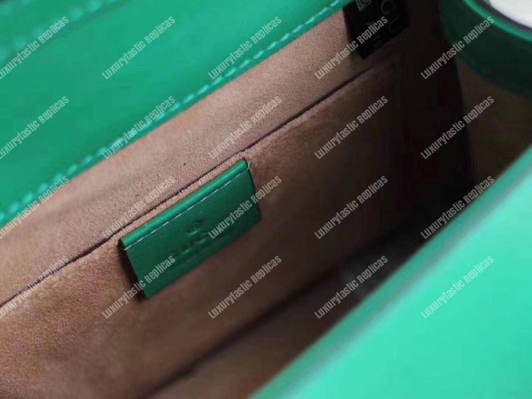 G*u*i sylvie leather mini bag green