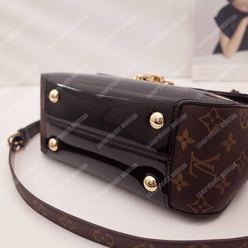 LV Cherrywood PM Patent Leather Black