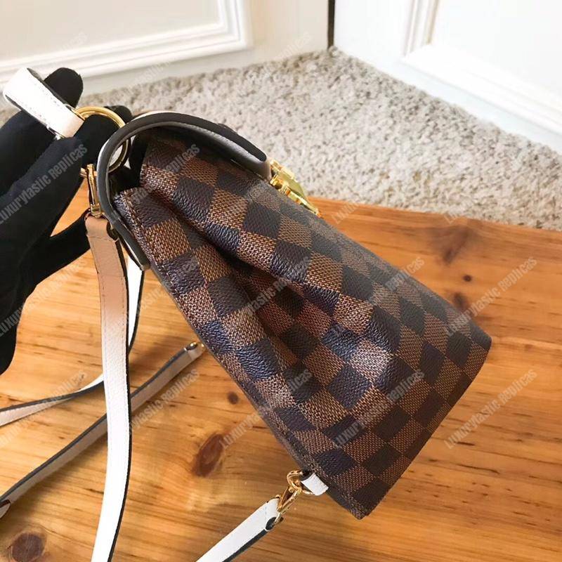 LV Clapton Backpack Damier Ebene Creme