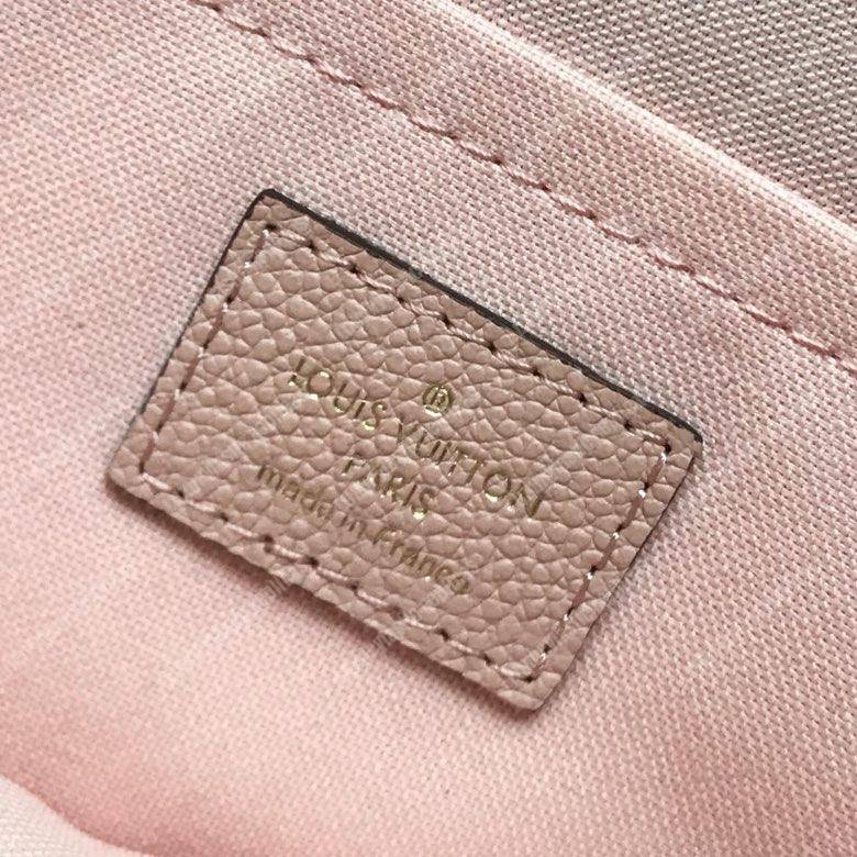 LV Daily Pouch Monogram Empreinte Rose Poudre