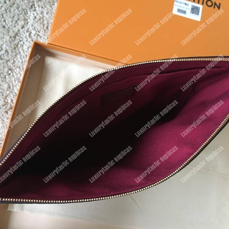 LV Daily Pouch Monogram Empreinte Flamme