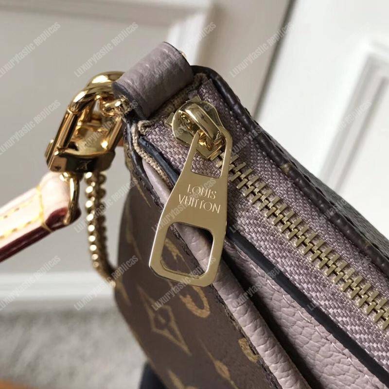 LV Pallas Clutch Bag Monogram Brown