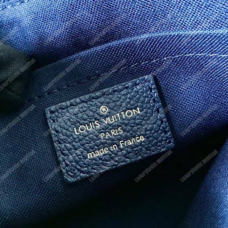 LV Pallas Clutch Bag Monogram Marine Rouge
