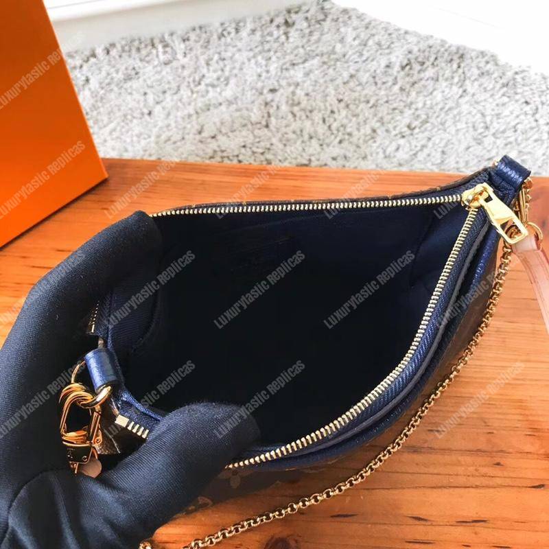 LV Pallas Clutch Bag Monogram Marine Rouge